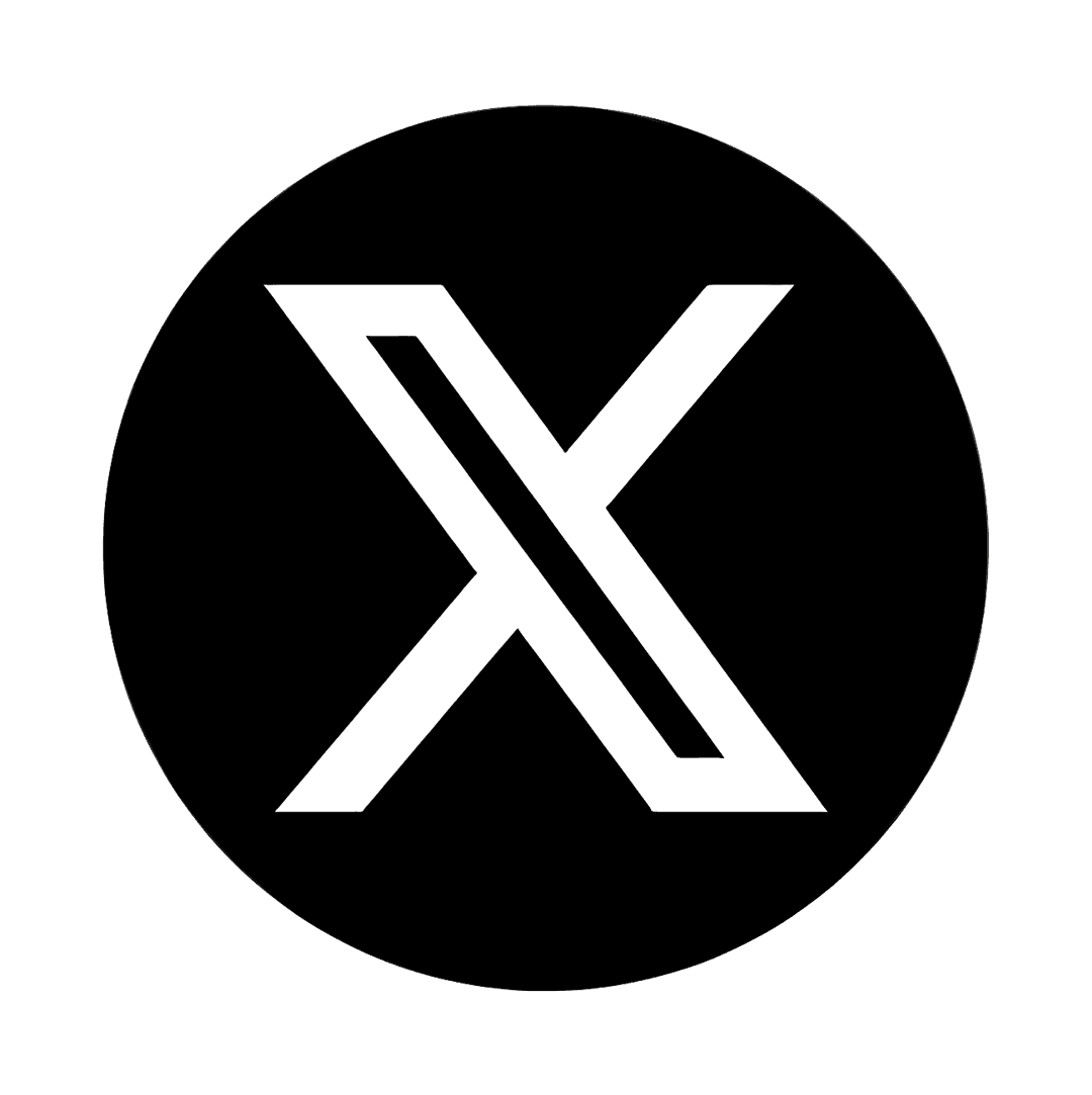 Letter X logo features a bold monochrome geometric design with sharp black lines on a transparent background.