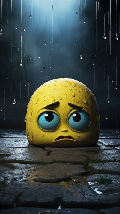 smiley,sadness,drops,rain,art