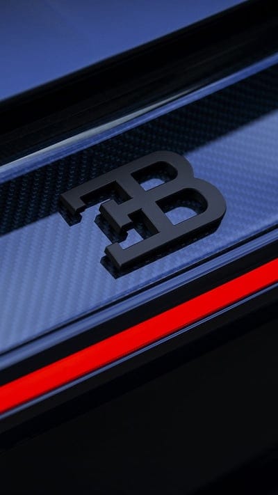 Bugatti Stylish Logo, car, bugatti logo, mobile wallpaper, android wallpaper, iPhone wallpaper, phone wallpaper