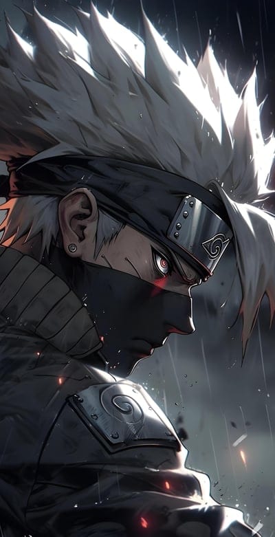 kakashi hatake,shinobi,nija,anime,mask,formidable,strong,sharingan