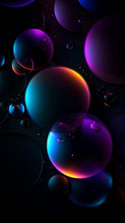 circles,intersection,abstraction,dark