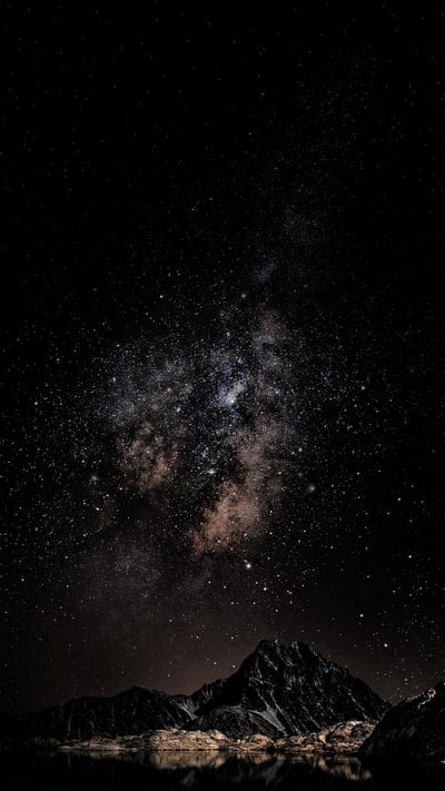 Night mountain,amoled,galaxy plus,sky,star,stars,mobile wallpaper,android wallpaper,iPhone wallpaper,phone wallpaper
