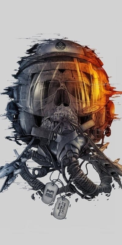 Air Force,abstract,airforce,airplane,pilot, skull, sun, sunbeam