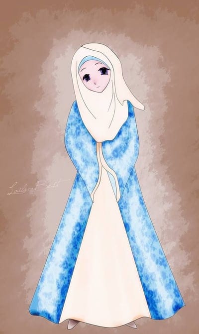 hijabidollingown,hijabiingown,hijabidoll,girly