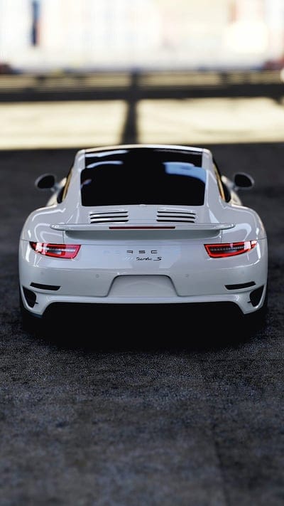 porsche 911 turbo s, porsche 911, porsche, sports car, rear view, mobile wallpaper, android wallpaper, iPhone wallpaper, phone wallpaper