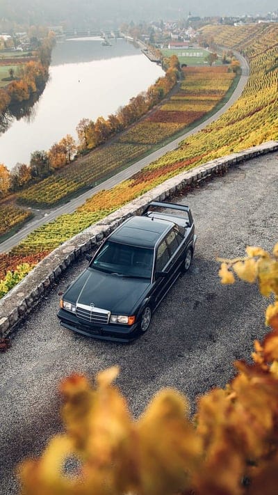 Classic Mercedes, mercedes, classic, black, car, supercar, sports, america, autumn, mobile wallpaper, android wallpaper, iPhone wallpaper, phone wallpaper