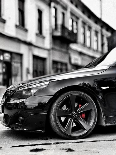 BMW e60 M5, black and white, cars, mobile wallpaper, android wallpaper, iPhone wallpaper, phone wallpaper