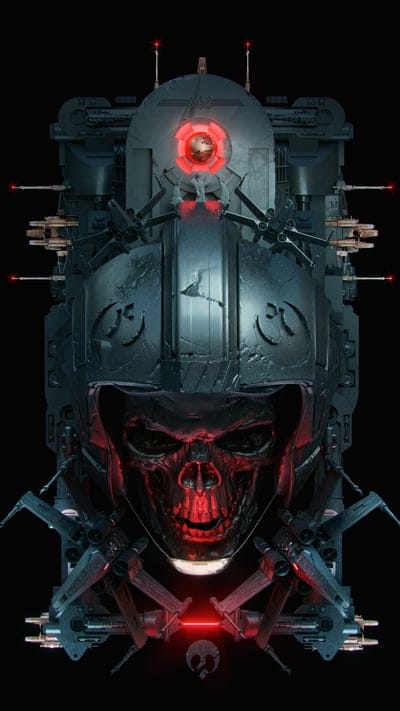 Rogue Red,Spizak,darkside,one,skull,star,theforce,wars, xwing
