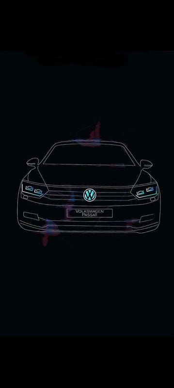Passat B8 Draw, b8, car, carros, led, light, ovyone, passat, passat b8, volkswagen, vw, mobile wallpaper, android wallpaper, iPhone wallpaper, phone wallpaper
