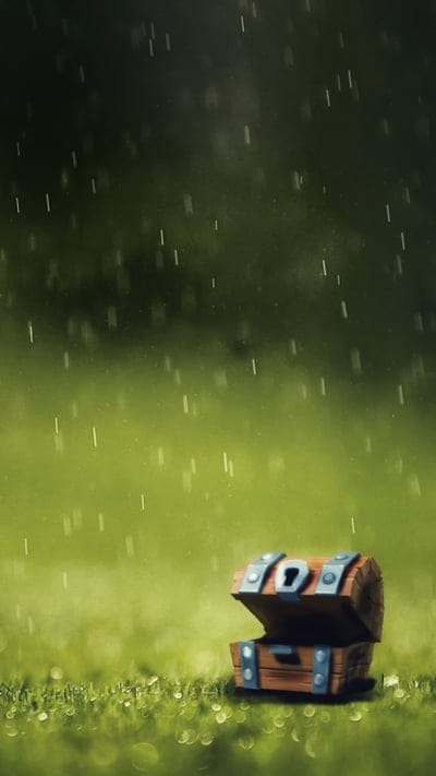 clash royale,chest,rain,green