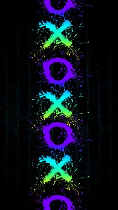 crosses,circles,spots,art