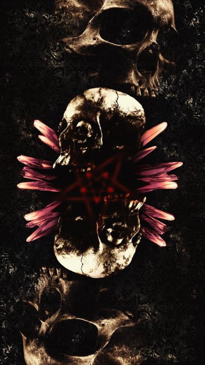 Skull Of Skulls II,Skull,Damian,Skull,beautiful,bones,cemetery,crazy,digital art, fantasy,goth,gothic,halloween,hell,horror,macabre,pentagram,satanic,scary,skulls,spooky