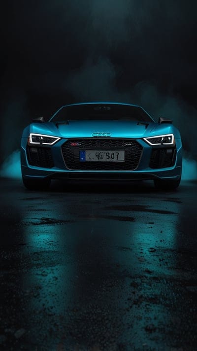 Audi,R8,Smoke,Mist,Car