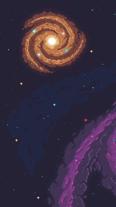 Galaxies Pixel Art