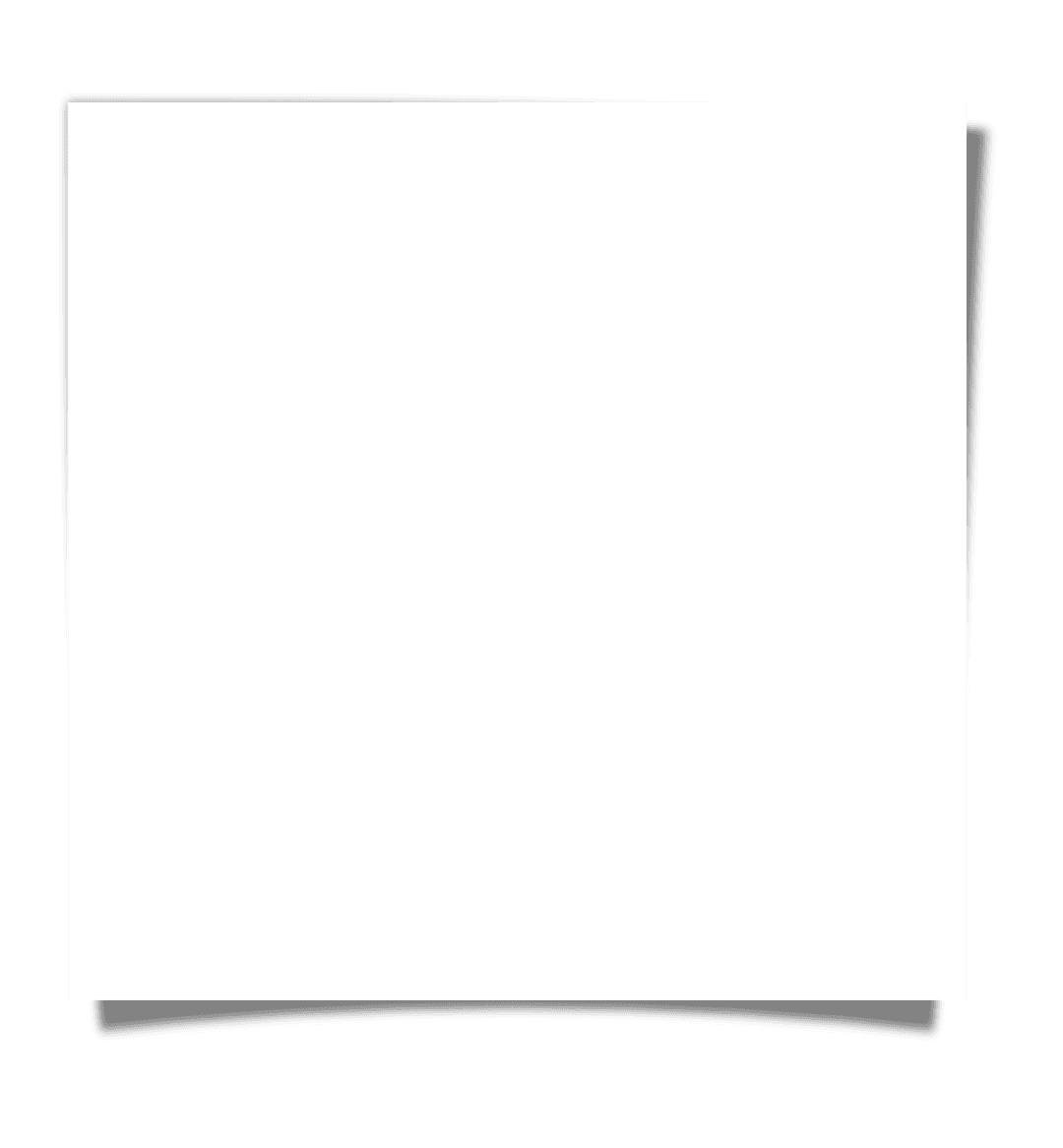 Monochrome pattern frame surrounding a white square paper texture with crisp lines and subtle matte grain detail.