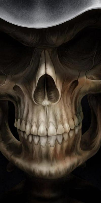 Skull face, lobanja