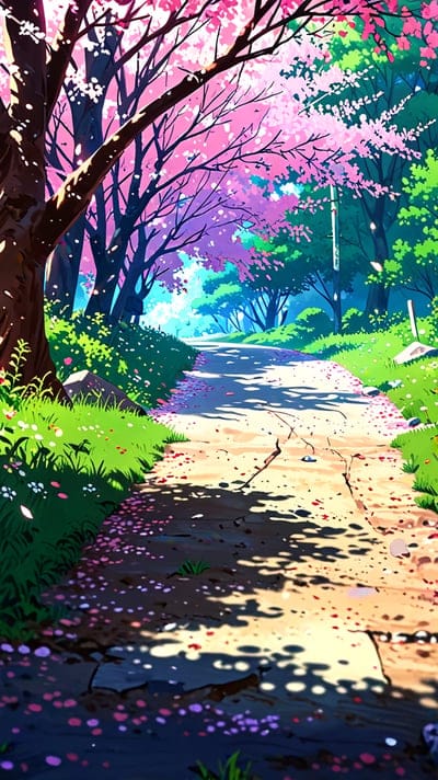Blossom,Path,Pink,8k wallpapers,4k wallpapers,hd Backgrounds,hq wallpapers,high quality wallpapers,Anime,Anime Wallpaper,Anime Lover