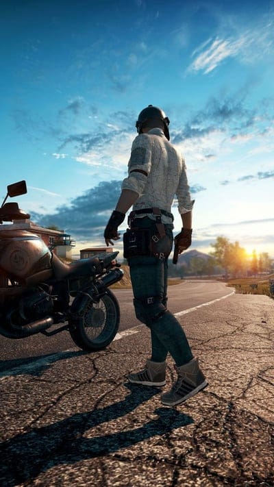 Pubg, bike, dirt, motorcycle, pubg mobile, racer, mobile wallpaper, android wallpaper, iPhone wallpaper, phone wallpaper