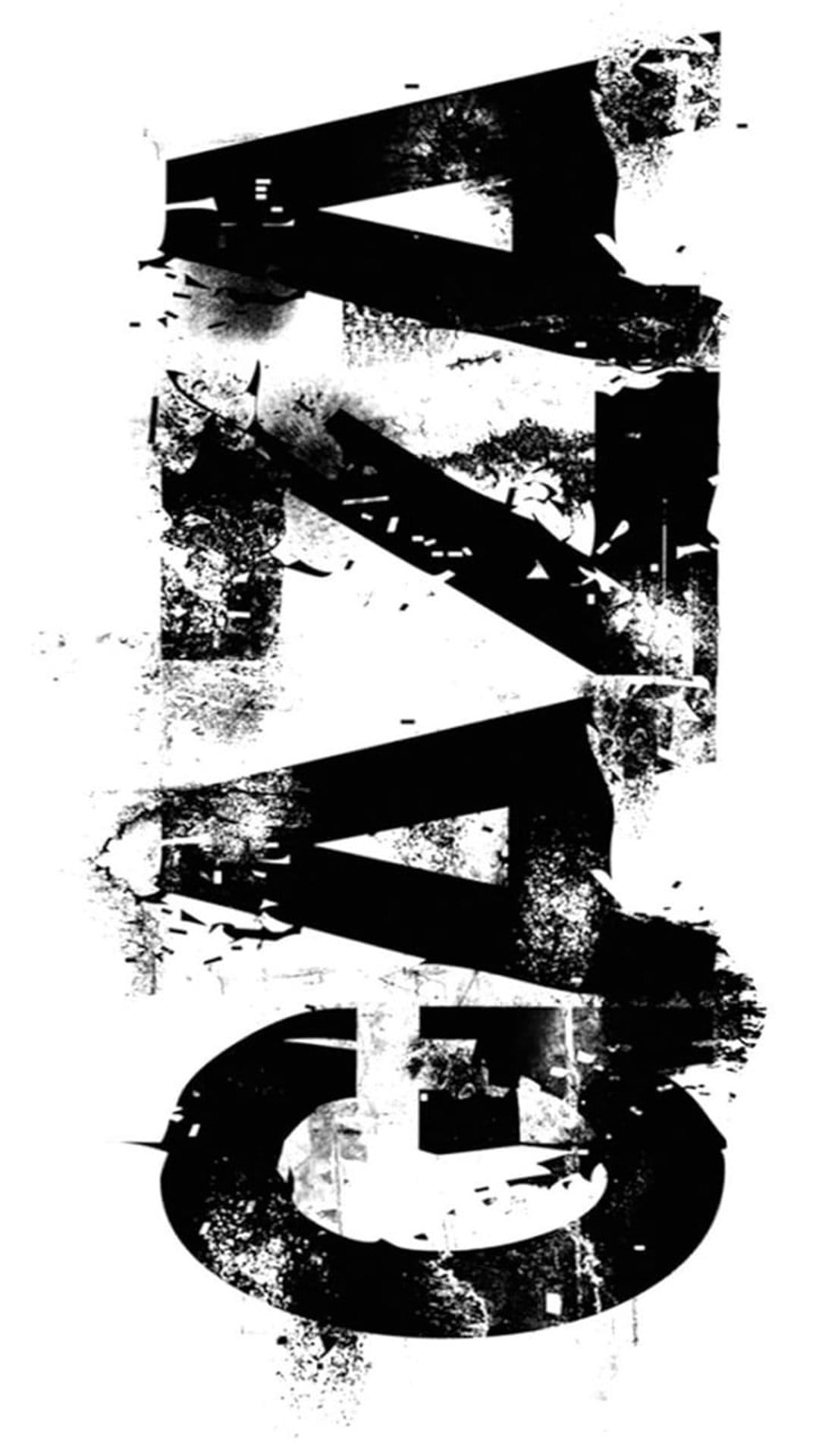 VANO letters in a distressed black stencil font with white ink splatters and textured paint weathering effects.