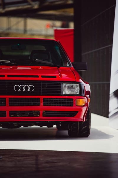 Audi, Audi Sport Quattro S1, Group B, sports car, audi quattro, red cars, frontal view, vertical, mobile wallpaper, android wallpaper, iPhone wallpaper, phone wallpaper