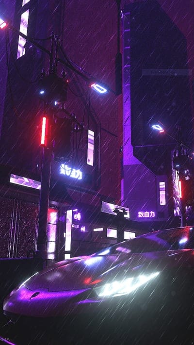 HURUCAN, 3D, Art, Car, carros, Cyberpunk, Huracan, Lamborghini, Lamborghini Huracan, Purple, Render, Retro, Sports Car, Synthwave, rohanxart, mobile wallpaper, android wallpaper, iPhone wallpaper, phone wallpaper