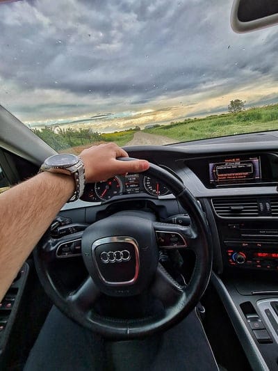 Audi A4, car, interior, pov, sline, mobile wallpaper, android wallpaper, iPhone wallpaper, phone wallpaper