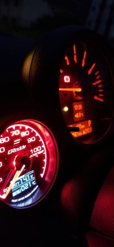 Mini Gauges, autos, bmw, car, jcw, mini cooper s, neon, tuning, turbo, mobile wallpaper, android wallpaper, iPhone wallpaper, phone wallpaper