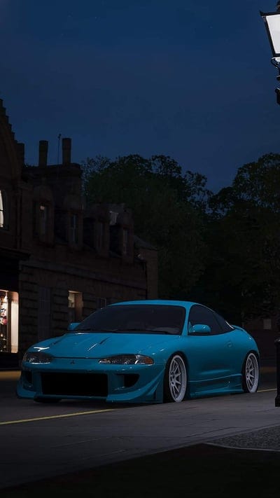Mitsubishi eclipse, car, carros, forza, mobile wallpaper, android wallpaper, iPhone wallpaper, phone wallpaper