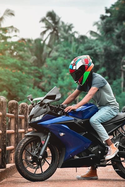 Bikers, bike, motorcycle, r15, mobile wallpaper, android wallpaper, iPhone wallpaper, phone wallpaper