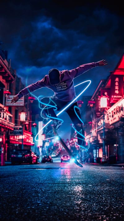 skater,spark,streetview,skyneon,citybg,boy,skateboard,attitude
