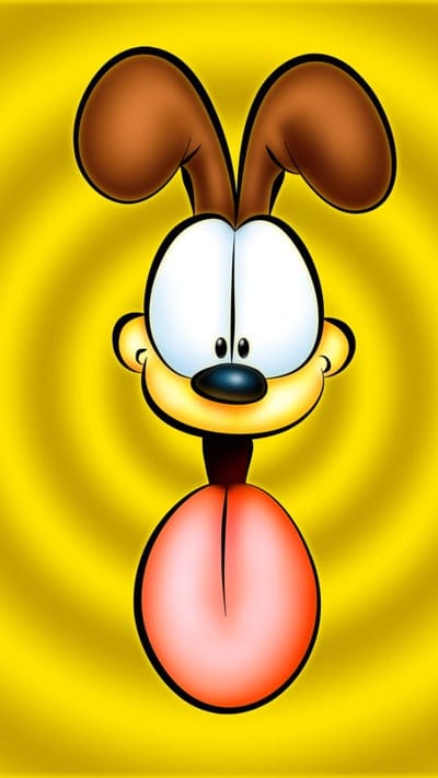 Mesmerized, comic, funny, garfield, cartoon, odie, dog