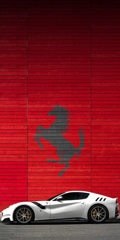 Ferrari F12 TDF, automotive, awesome, car, cool, epic, red, white, mobile wallpaper, android wallpaper, iPhone wallpaper, phone wallpaper