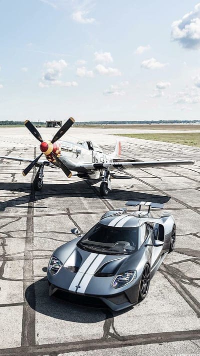 Fighter jets, plane, ford, gt, silver, car, hypercar, supercar, sports, luxury, mobile wallpaper, android wallpaper, iPhone wallpaper, phone wallpaper