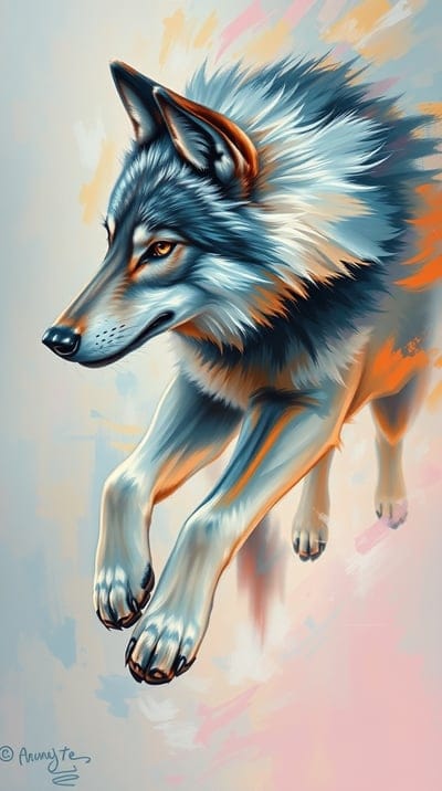 Wolf,White,Cool,Acrylic,Paint,Colorful,Closeup,Animals,8k wallpapers,4k wallpapers,Hd backgrounds,hq backgrounds,wallpaper,acrylic Paint