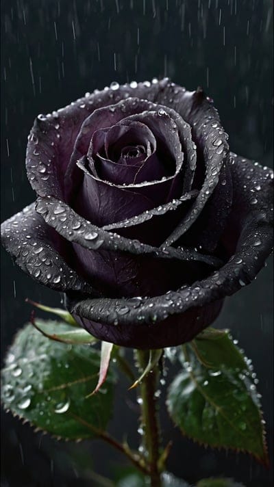 Purple,Black,Rose,Aesthetic,Flower,Closeup,Flower Wallpaper,Beautiful,Colorful,Rain,Nature,8k Wallpapers,4k wallpapers,Hd Backgrounds,Hq Wallpapers,Nature Wallpaper