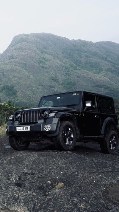 Thar Gadi, Parked Car, mahindra, mobile wallpaper, android wallpaper, iPhone wallpaper, phone wallpaper
