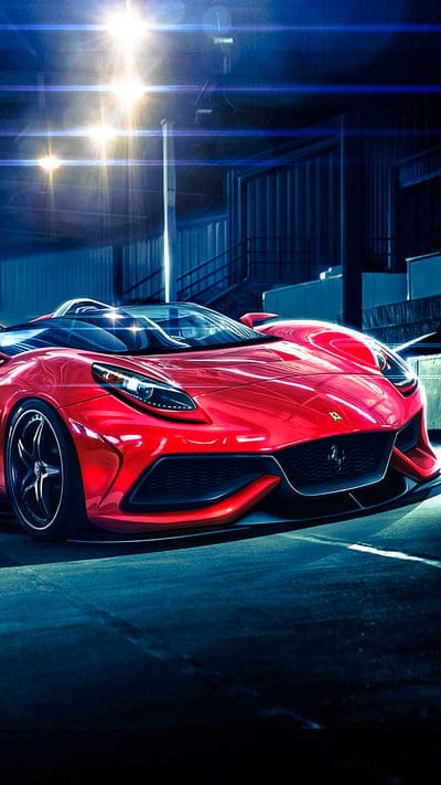 Ferrari, auto, car, red, mobile wallpaper, android wallpaper, iPhone wallpaper, phone wallpaper