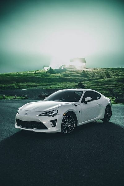toyota, car, sports car, side view, white, mobile wallpaper, android wallpaper, iPhone wallpaper, phone wallpaper