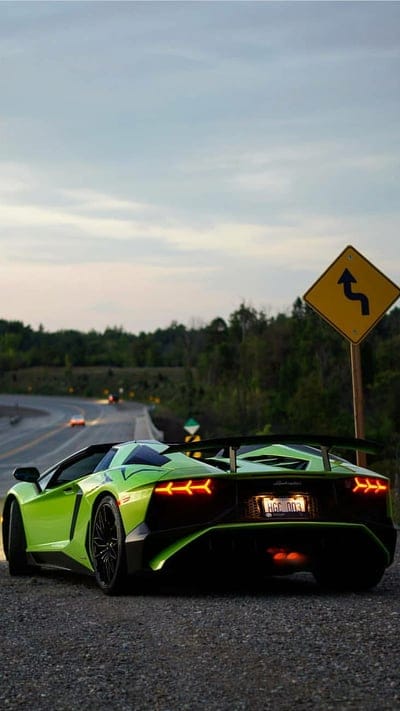 Aventador SV, aventador, car, green, hypercar, lambo, lamborghini, supercar, sv, mobile wallpaper, android wallpaper, iPhone wallpaper, phone wallpaper