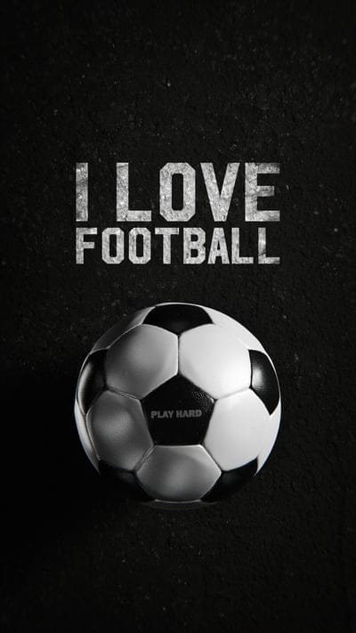 football,ball,love,inscription,phrase,text