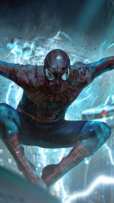 spiderman,jump