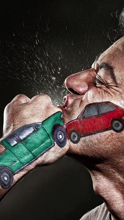 Car Crash, punch, car drawing, mobile wallpaper, android wallpaper, iPhone wallpaper, phone wallpaper