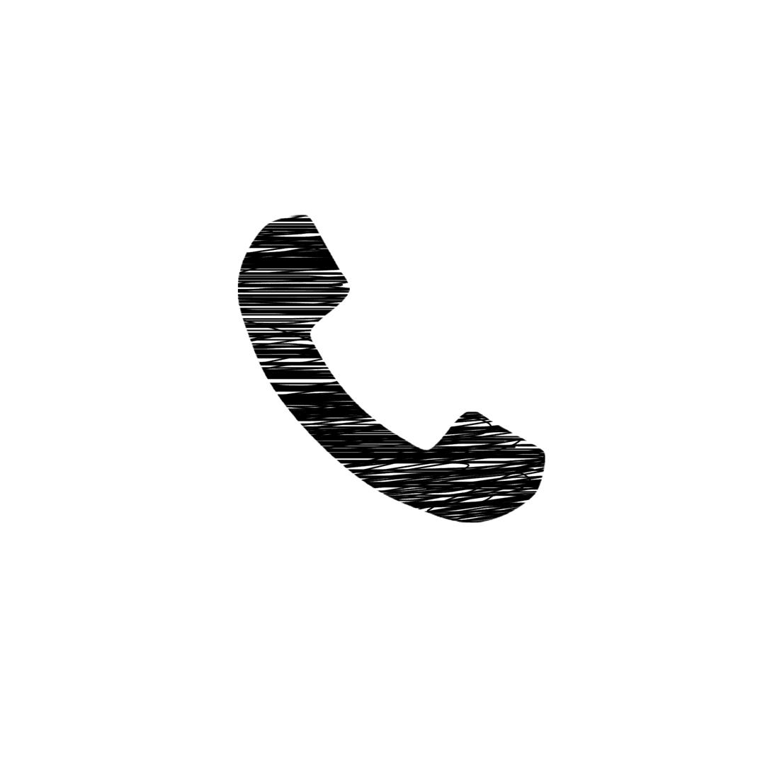 Smartphone handset icon featuring a minimalist silhouette with balanced vertical alignment and matte finish.