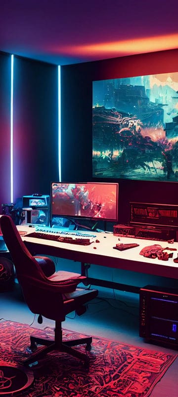 setup,redneon,gamer,attitude