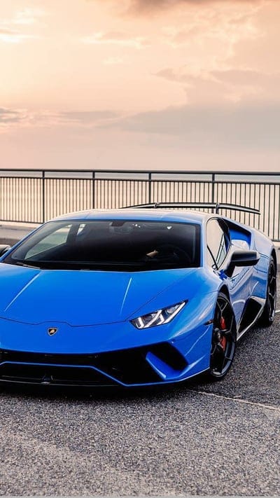 Blue Lamborghini, huracan, car, supercar sports, america, new, beach, mobile wallpaper, android wallpaper, iPhone wallpaper, phone wallpaper