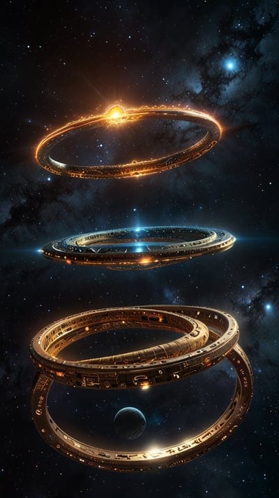 Rings,Gold,Futuristic,Dark,Cool,Sci Fi,8k wallpaper,4k wallpaper,Hd Backgrounds,Hq Wallpaper,Wallpaper,Hd Wallpaper,High Quality