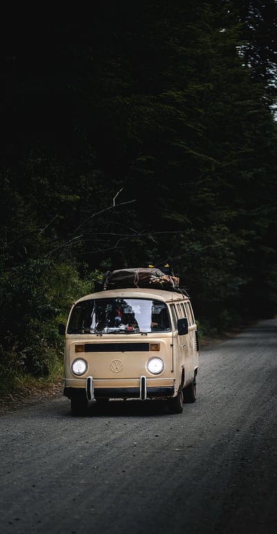 volkswagen, car, van, brown, road, travel, mobile wallpaper, android wallpaper, iPhone wallpaper, phone wallpaper
