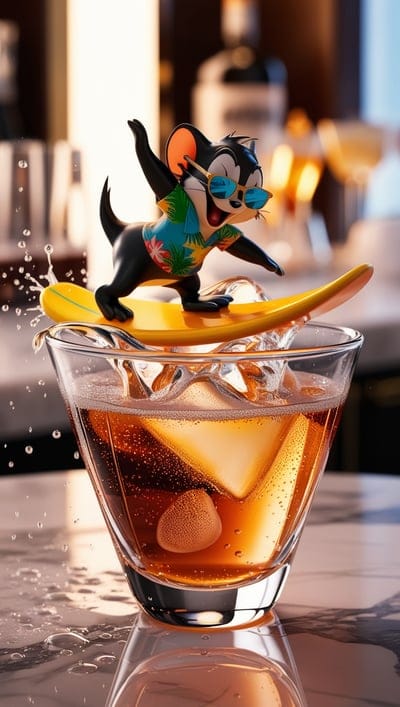 Tom,Cool,Cup,Wallpaper,Surfboard,Ai Art,Ai Wallpaper,Wallpaper,Sunglasses,Summer Cloths,Drink,Desktop Wallpaper,Artwork,Surfing