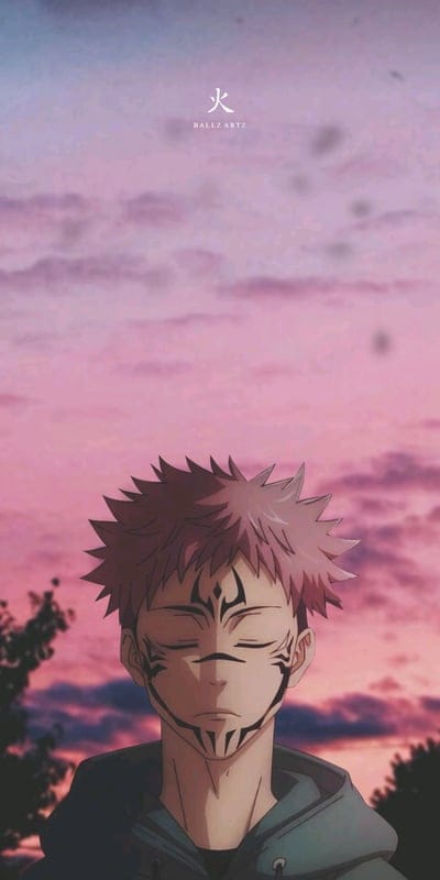 jujutsu kaisen,sukuna,anime,art,sky