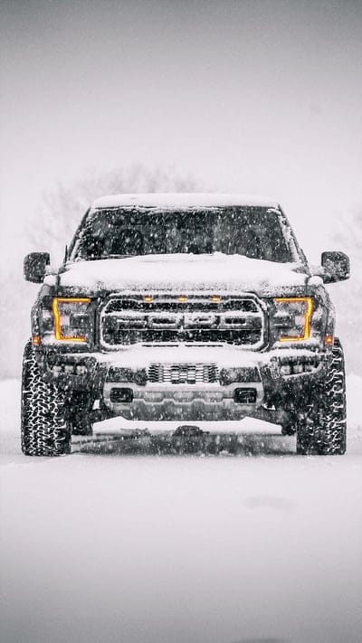 Winter Soldier, ford, black, raptor, snow, car, america, new, truck, offroad, mobile wallpaper, android wallpaper, iPhone wallpaper, phone wallpaper